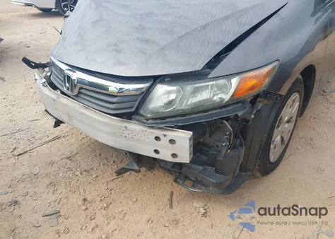 2012 Honda Civic Lx from USA, damaged, VIN 19XFB2F50CE085159